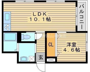 ルミエール大供の物件間取画像